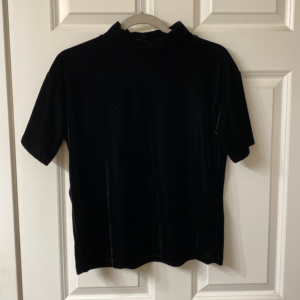 Velvet boxy t-shirt